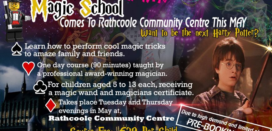 Denzil The Magician magic school flyer